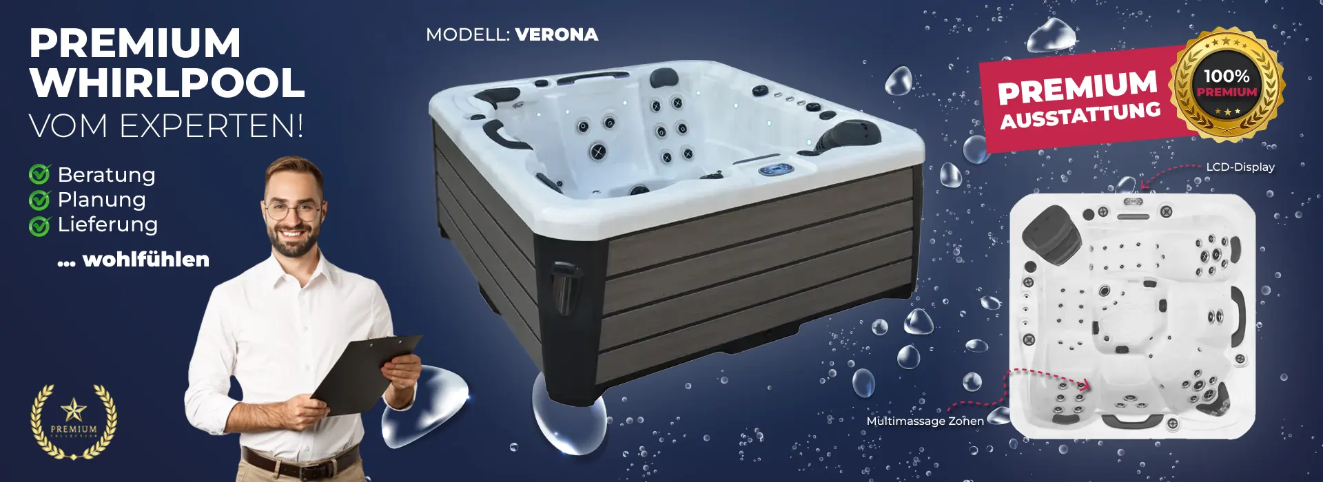 Terrassen Whirlpool Verona